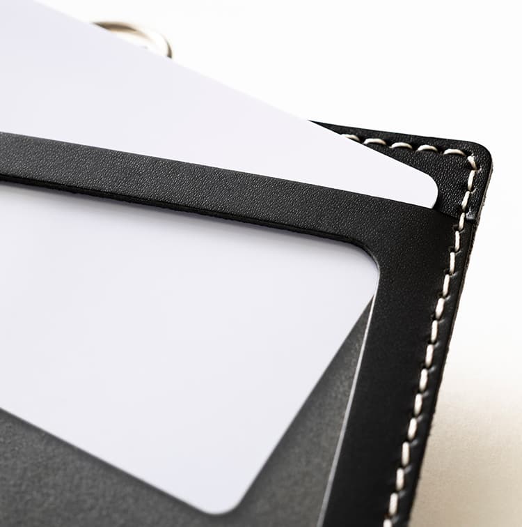 制作した革小物の画像