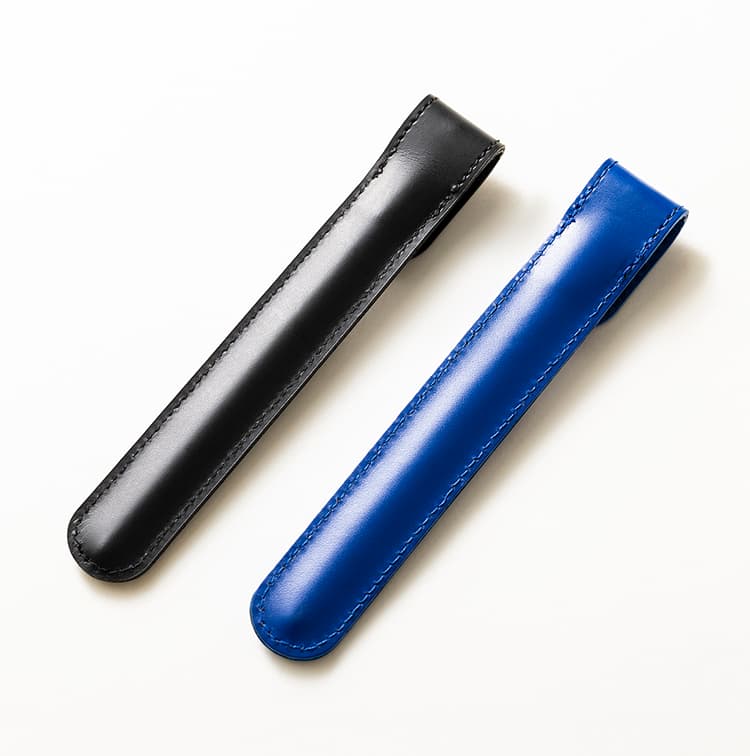 制作した革小物の画像