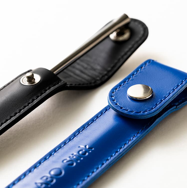 制作した革小物の画像